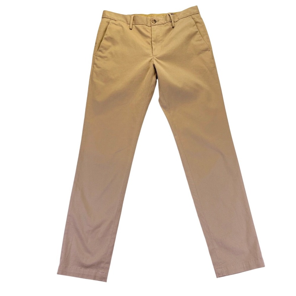 NWT Banana Republic Rapid Movement Chino Slim Fit Pants Khaki Tan 30x32 Preppy